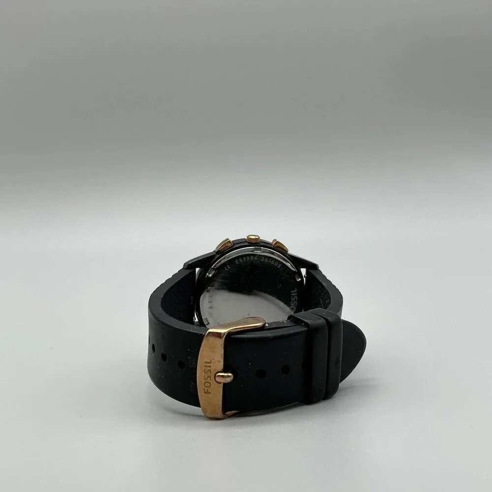 Fossil Modern Pursuit ES3984 Womens Watch 39mm Chronograph Date New Battery
